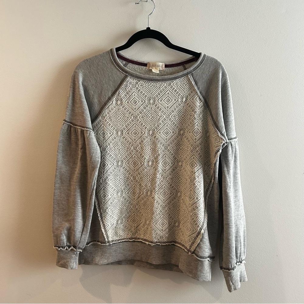 Altar'd State Gray Geometric Women's Sweater | Size Small | style J8455FLF